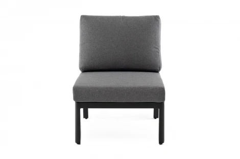 "Париж" модуль диванный алюминиевый центральный, цвет серый 4SIS арт.УТ-00006730