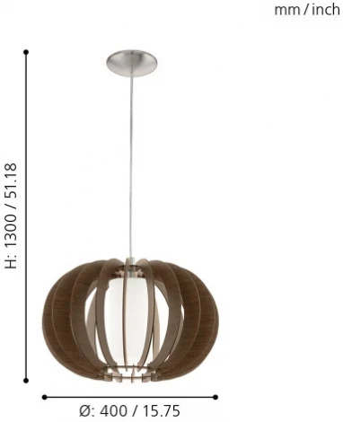 Подвесной светильник Eglo Stellato 3 95591 (220V, на проводе, шар)