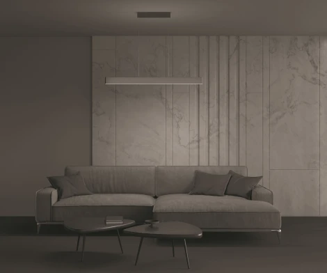 Подвесной линейный светильник Step 3000K 1x30Вт 120° LED Maytoni Technical P010PL-L30G3K (220V, на тросе)