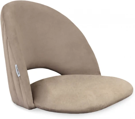 Стул барный Sheffilton SHT-ST34-1/S80 латте/темный орех/черный