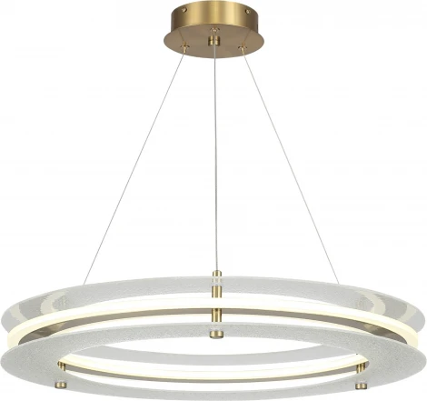 Подвесной светильник ST Luce Fagy SL6245.203.01 золотистый/Прозрачный LED 1*40W 4000K (220V, на тросе, круглые)