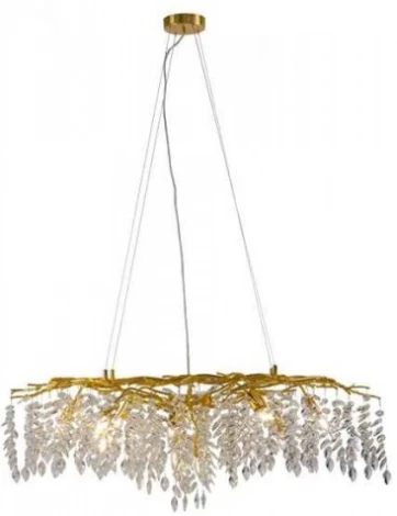 Подвесная люстра AM Group LEAF FALL LEAF FALL L1200 GOLD (220V, на тросе)
