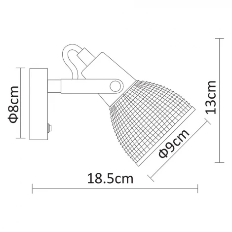 Спот Arte Lamp Ricardo A1026AP-1CC