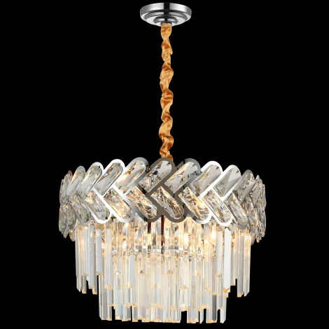 Подвесная люстра Natali Kovaltseva Armour 81436/8C CHROME