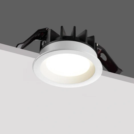 Встраиваемый светильник светодиодный Novotech Fluo 359842 белый с переключателем цв. температуры LED 10W 220-240V 2700К\3200К\4000К