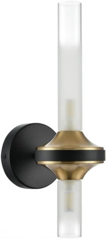 Бра Lumion Tamaresa 8112/2W черный/бронза/прозрачный, металл/стекло G9 2*30W 220V