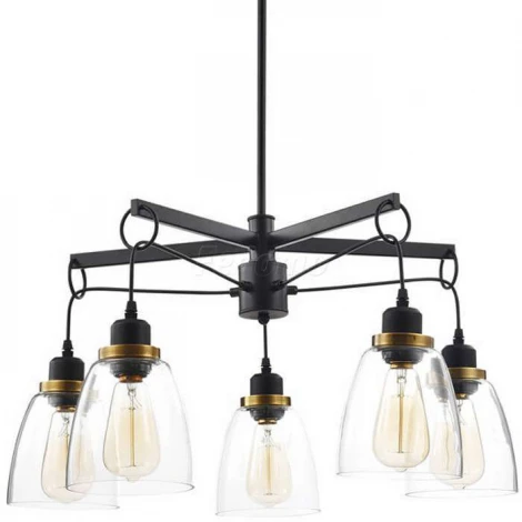 Подвесная люстра Freya Louise FR4167-PL-05-BL