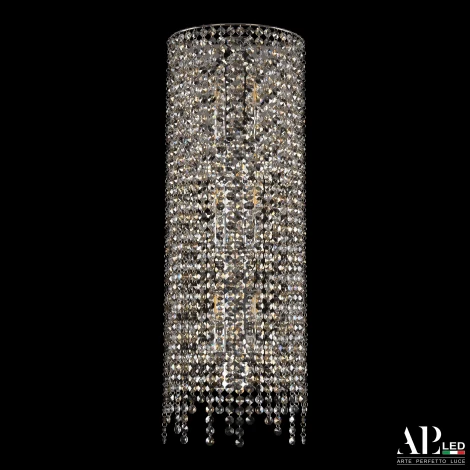 Бра хрустальное APL LED Rimini S500.B5.25-75.B.E14.Clear.801.731