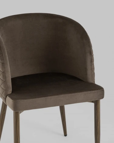 Стул Stool Group Оскар велюр коричневый УТ000031311