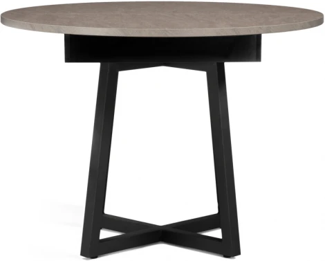 Деревянный стол Woodville Регна черный / бежевый 504218