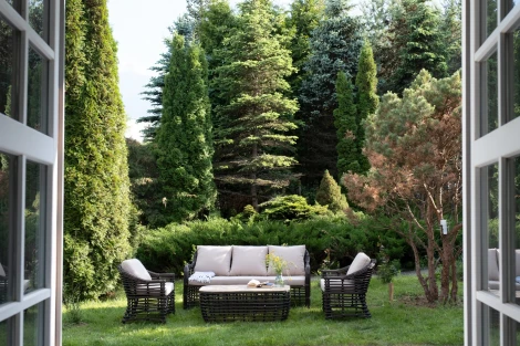 "Ницца" лаунж-зона из искусственного ротанга, цвет бронзовый 4SIS арт.УТ-00007660