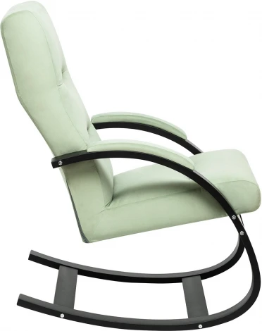 Кресло-качалка Leset Милано (Фанера,Березовый шпон,Металл,Велюр/Бирюзовый) арт.2500000082528