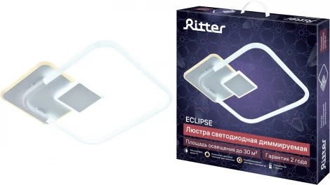 Потолочная люстра светодиодная с ДУ Ritter Eclipse 51619 8