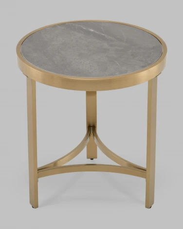 Журнальный столик Адриана 50*50 см серая керамика Stool Group арт.УТ000041497
