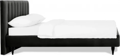 Кровать Queen II Sofia L 1600 ОГОГО (арт.577472), (Ткань/Черный)