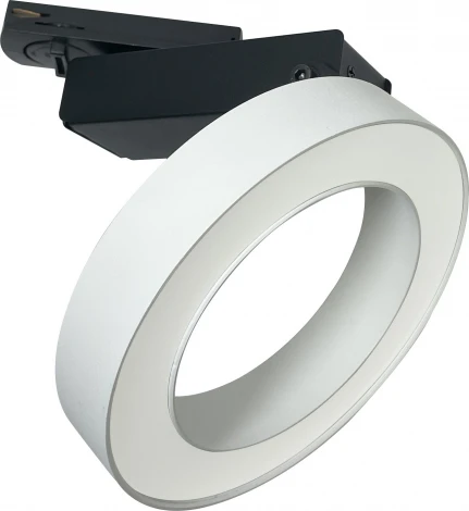 Трековый светильник Rim Unity 3000K 12Вт 110° LED (однофазный) Maytoni Technical TR044-1-12W3K-W (220V, кольцо)