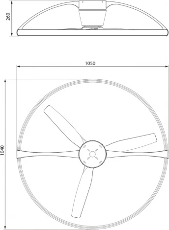 Потолочная люстра с вентилятором Mantra Nepal 7532 (LED, 220V, голосовое управление, пульт управления, управление смартфоном, круглые)