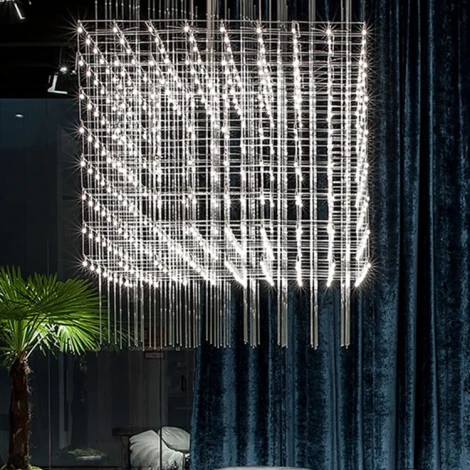 Подвесная люстра большая LED ODDRUN L120 ImperiumLoft Oddrun01 (231898-23)