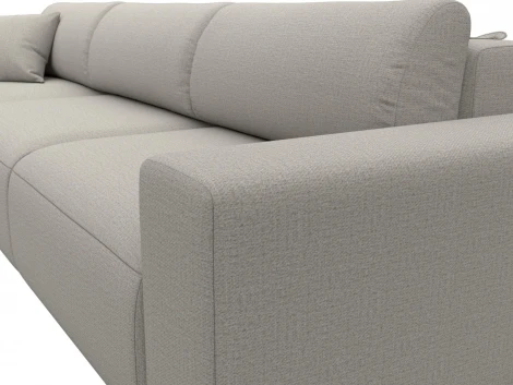 Диван угловой Лига-036 НПБ Классик Лонг левый угол Лига Диванов (Рогожка) арт.125462L