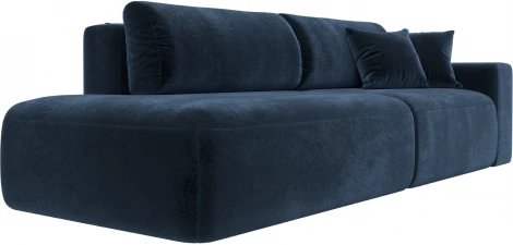 Диван прямой Лига-036 НПБ Модерн подлокотник справа Лига Диванов (Велюр) арт.127716