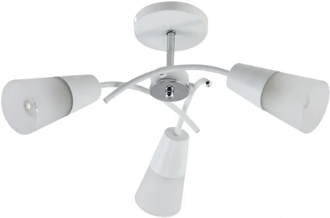 Потолочная люстра на штанге Escada Calla 1109/3P White Е14*40W White/Chrome (220V)