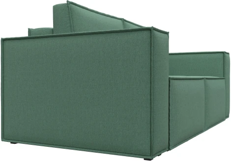 Диван прямой Куба мини (Зеленый/Рогожка) Лига Диванов арт.121893