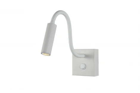 Бра на гибкой ножке для чтения iLedex Telescope 6411 WH (220V, выключатель)