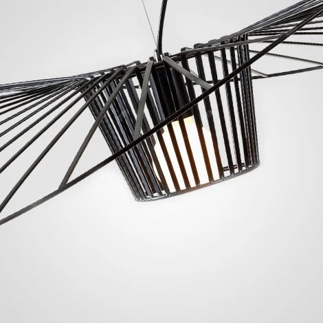 Подвесной светильник Hat D80 Black ImperiumLoft ﻿Hat01 (220V, на тросе)