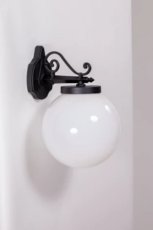 Настенный фонарь уличный Oasis Light 88202S Bl (220V, шар, IP44)