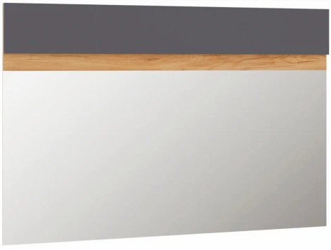 Зеркало Woodville Кассандра дуб крафт золотой / антрацит 559202