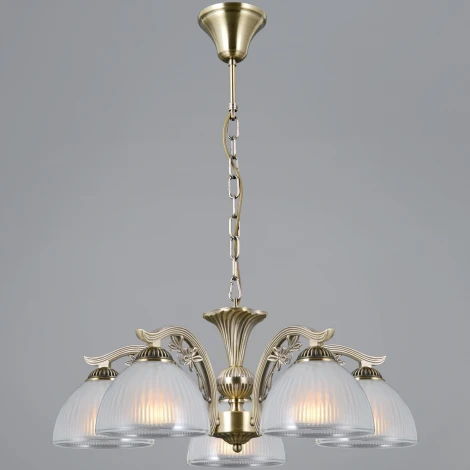 Подвесная люстра ILLUMICO IL0723-5PSQ-24 AB SPICA (220V, на цепи)