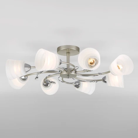 Потолочная люстра Eurosvet Sabrina 30147/8 перламутровое золото