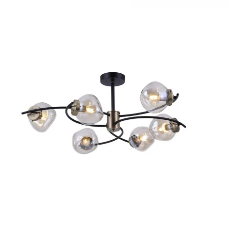 Потолочная люстра на штанге Omnilux Moncalvo OML-95307-06 (220V, шарики)