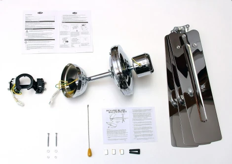 Потолочный вентилятор зеркальный хром 1220 мм IP20 Dreamfan Mirror 122 52122