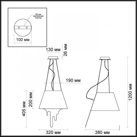 Подвесной светильник Odeon Light Maestro 3979/1