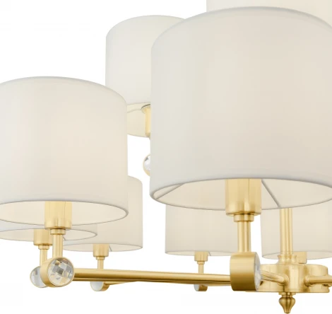 Подвесная люстра ярусная большая Maytoni Alloro MOD088PL-15BS (220V, на цепи)