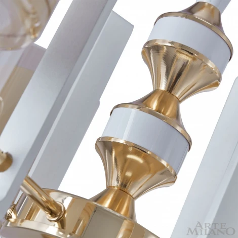 Подвесная люстра Arte Milano Florentia-6087 306087/5 Wh/Gd (220V, на цепи)