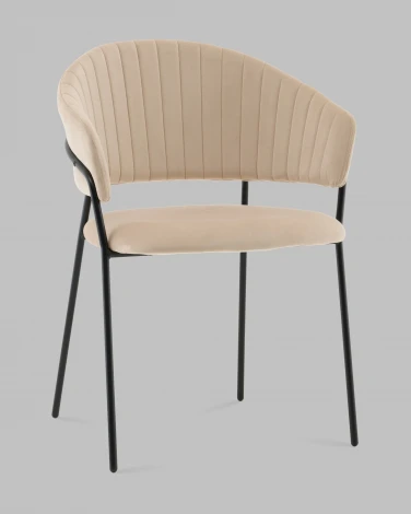 Стул Бруно NEW велюр кремовый Stool Group арт.УТ000041620