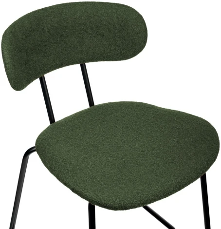 Стул полубарный Bradexhome Ant букле зеленый