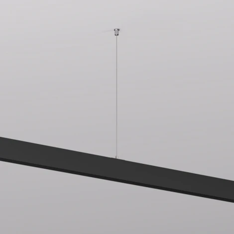 Механический подвес для трека Denkirs Smart Base TR2127-BK 5м, черный, алюминий (на тросе)