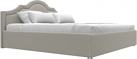 Кровать интерьерная Афина 200 (Бежевый/Рогожка) Лига Диванов арт.123049