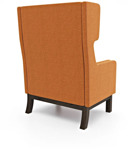 Кресло Arsko Айверс Хай Венге рогожка оранжевая