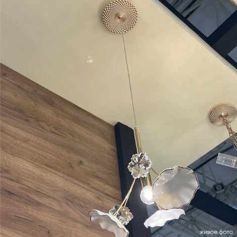 Подвесной светильник Crystal Lux MARGO SP1 (220V, на проводе, цветы)