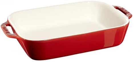 Форма прямоугольная керамическая, 34х24 см, вишневая 40511-148 Staub
