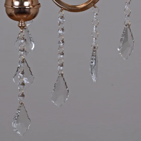 Подвесная люстра Reluce 06315-0.4-05 FGD+CL (220V, подвески, на цепи, подсвечник, свеча)