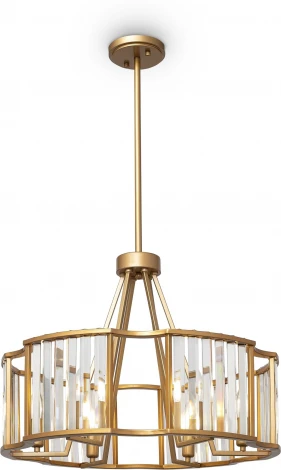 Потолочная люстра на штанге Maytoni Solar MOD087PL-06G (220V, свеча, круглые)