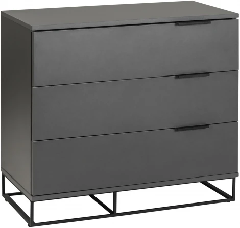 Комод R-Home 3 ящика CITY графит