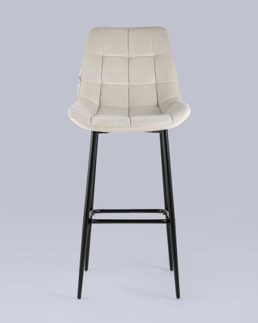 Стул барный Stool Group Флекс велюр бежевый УТ000025266