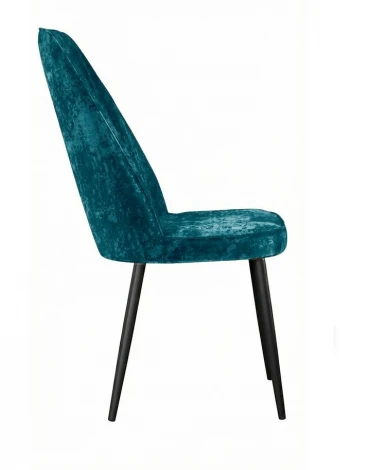 Стул DikLine 327 поворотный M19 бирюза, ножки черные 00-00084795