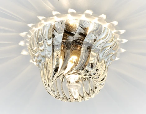 Встраиваемый точечный светильник Ambrella Кристальный дизайн D4185 CH